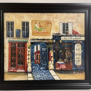 Oil Painting on Board by D Colo