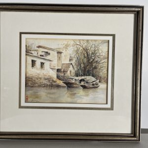 2 Watercolour on Paper Paintings by an Asian Artist