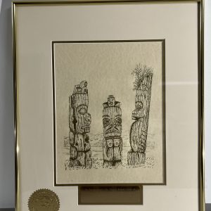 Commemorative Print Title: L Governor of BC Visit in Prince Rupert July 1993