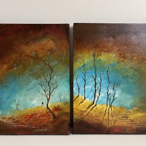 2 Oil Paintings on Canvas by Bill Higginson