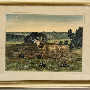 Watercolour on Paper Painting by Menrietteluno