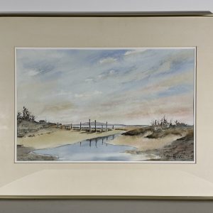Watercolour on Paper Painting by Pat Maertz Title: Along the Frasier