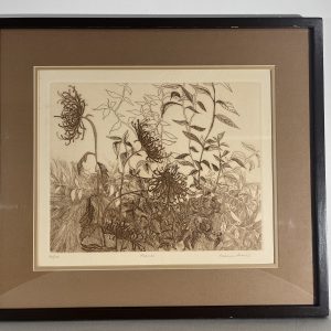 Etching by Eline Title: Plants