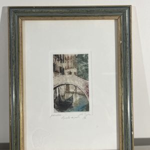 Etching Title: Venezian