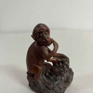Monkey Soap Stone Sculpture