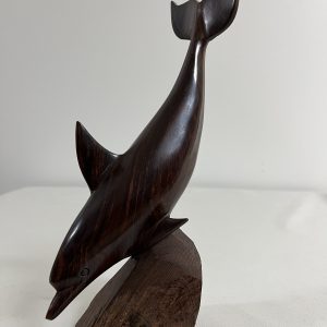 Iron Wood Sculpture of Delfin