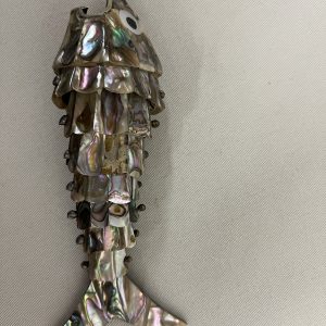 Silver Mexican Mother of Pearl Bottle Opener