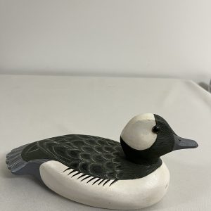 Wooden Duck Sculpture by Rose Wilson
