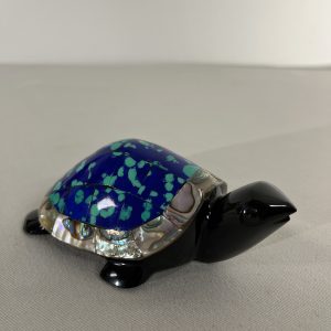Onyx Mexican Turtle with Mother of Pearl