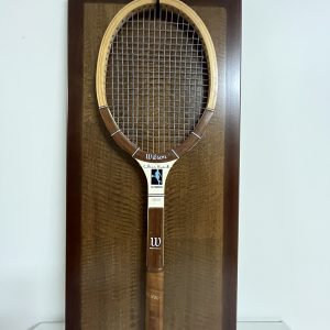 Wilson Chris Evert Vintage Tennis Racket with Autograph and Panel