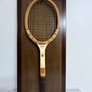 Wilson Jack Kramer Vintage Tennis Racket With Autograph and Panel