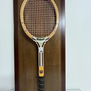Wilson Jimmy Conors Champ Vintage Tennis Racket With Panel