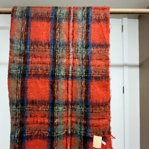 Vintage Hudson Bay Made in Scotland Royal Stuart Tartan Blanket