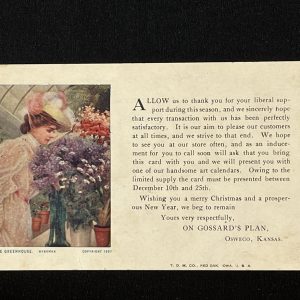 Vintage Postcard USA 1920