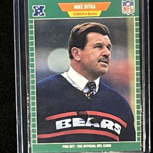Mike Ditka 1989 Pro Set 53 Near Mint