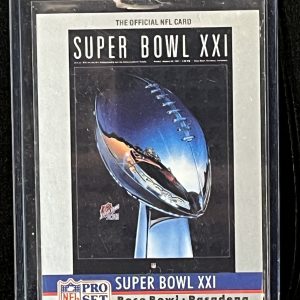 Supper Bowl XXI 1990 Pro Set Near Mint