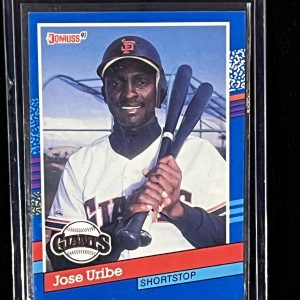 Jose Uriber Error Card 1991 Donruss 375 Near Mint