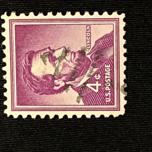 Used Stamp 4 Cent Lincoln