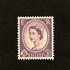 Stamp 3D Revenue Blue 1959