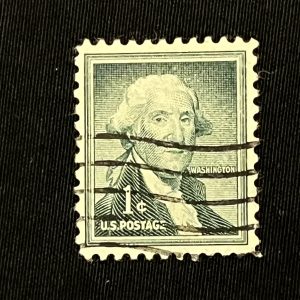 Used Stamp 1 Cent Washington 1954 SC 1031